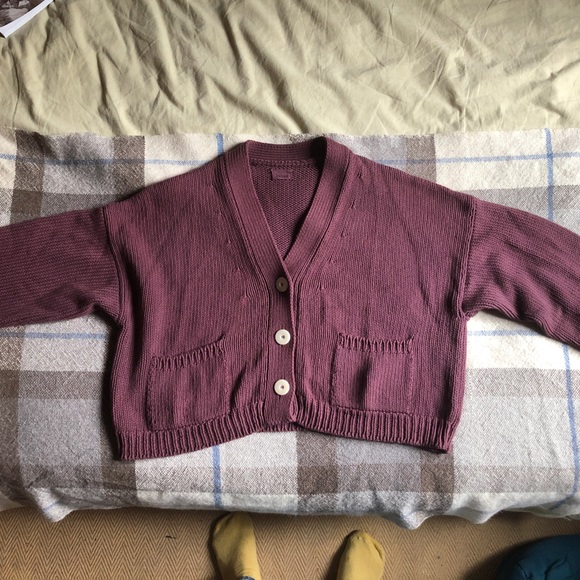 Babaa cardigan no22 black cherry - Picture 2 of 9